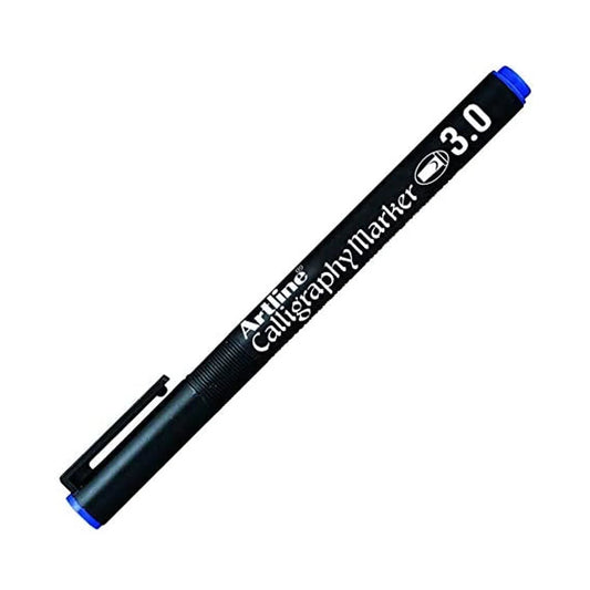 Artline Calligraphy Marker 3.0 Permanent Kaligrafi Markörü 3.0mm Mavi