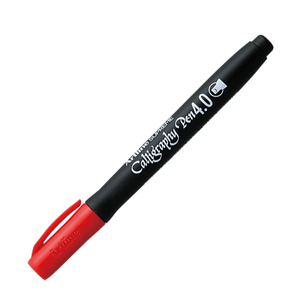 Artline Supreme Calligraphy Pen 4.0 Kaligrafi Kalemi 4.0mm Kırmızı