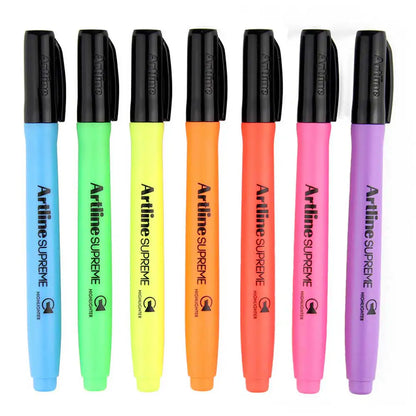 Artline Supreme Fosforlu Kalem Seti Kesik Uç 4.0mm (7 renk)