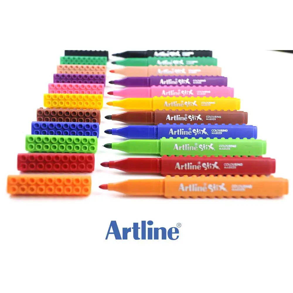 Artline Stix Brush Marker Esnek Uçlu Keçeli Kalem Seti 20 renk