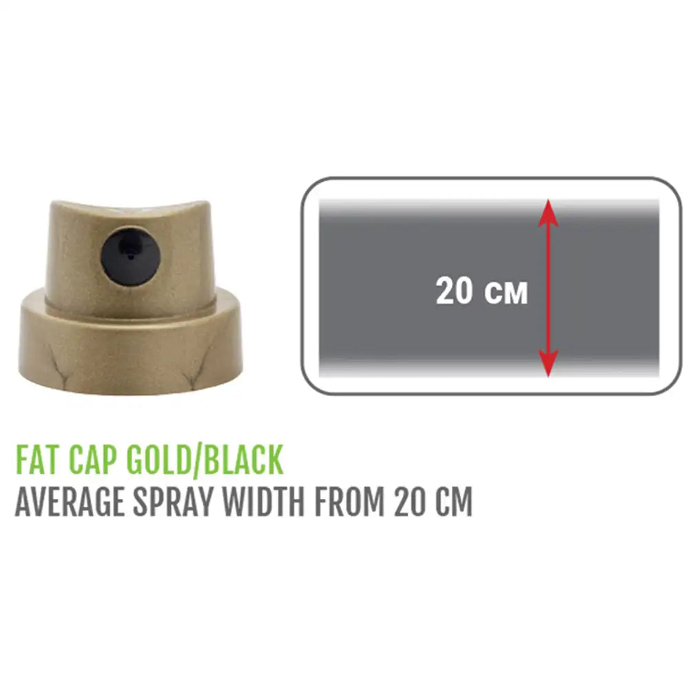 Montana Fat Sprey Başlığı, Altın/Siyah, (Püskürtme Genişliği: 20cm)