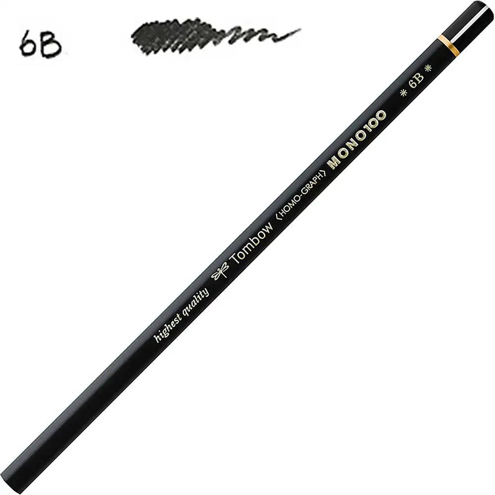Tombow MONO-100 Dereceli Kurşun Kalem 6B