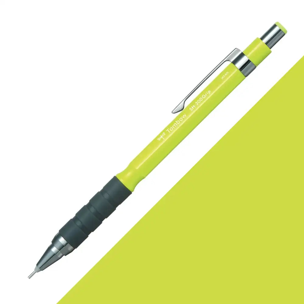 Tombow SH-300 Grip Neon Mekanik Kurşun Kalem 0.7mm Neon Sarı