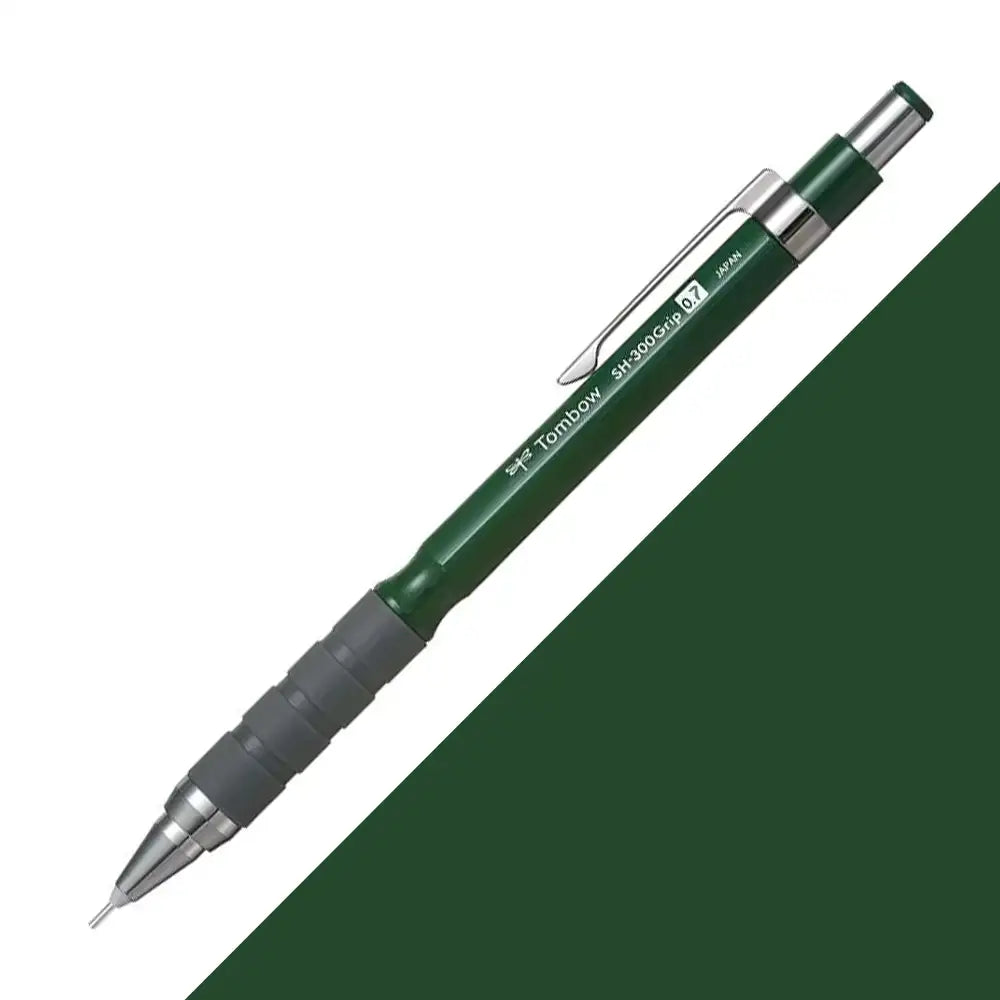 Tombow SH-300 Grip Mekanik Kurşun Kalem 0.7mm Koyu Yeşil