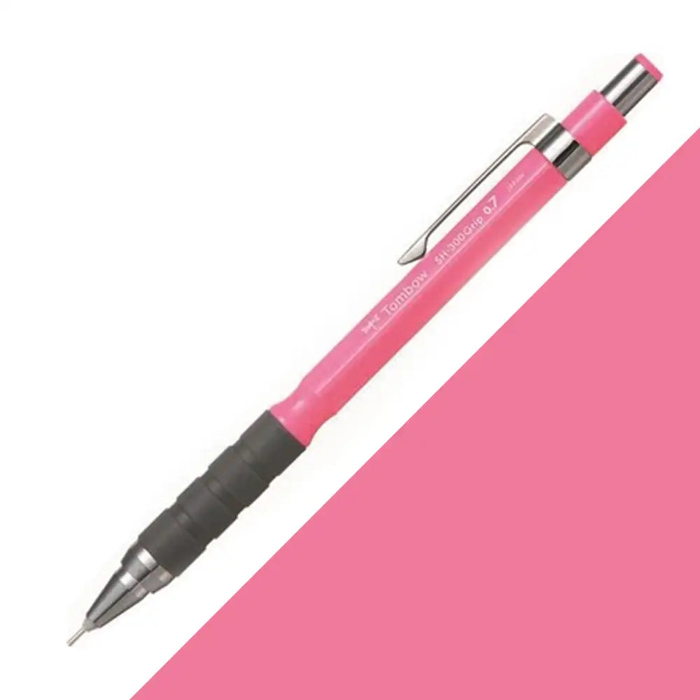 Tombow SH-300 Grip Neon Mekanik Kurşun Kalem 0.7mm Neon Pembe