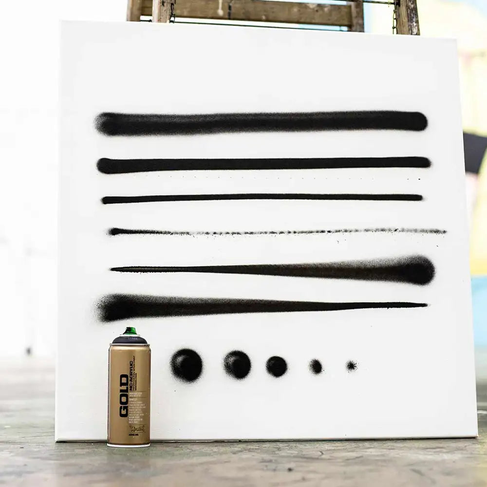 Montana Standart O Sprey Başlığı, Siyah/Beyaz, (Püskürtme Genlişliği: 1.2cm)