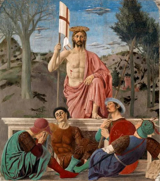 The Resurrection / Diriliş <br>
Fresk <br>
225 × 200 cm <br>
Yaklaşık 1460
