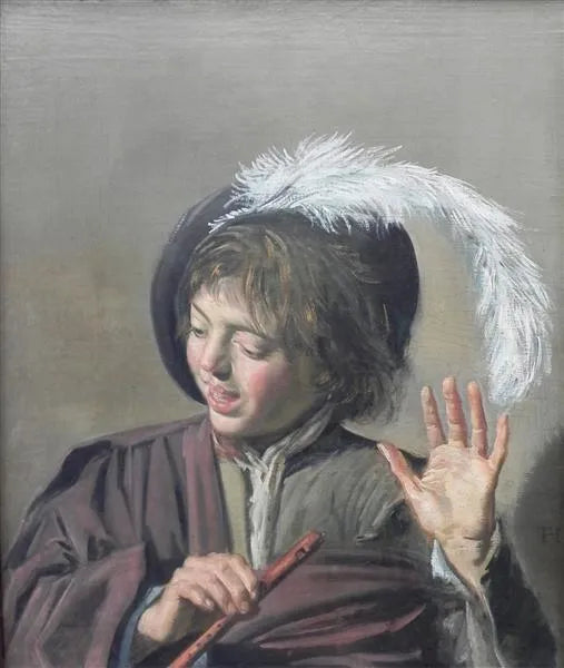 Flüt Çalan Şarkıcı Çocuk | 1625-1630