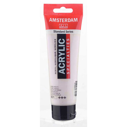 Talens Amsterdam Acrylic 120ml Pearl Violet 821 S.2 ön cephe etiketi