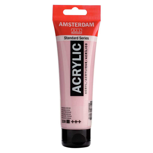 Talens Amsterdam Acrylic 120ml Persian Rose 330 ön cephe etiketi