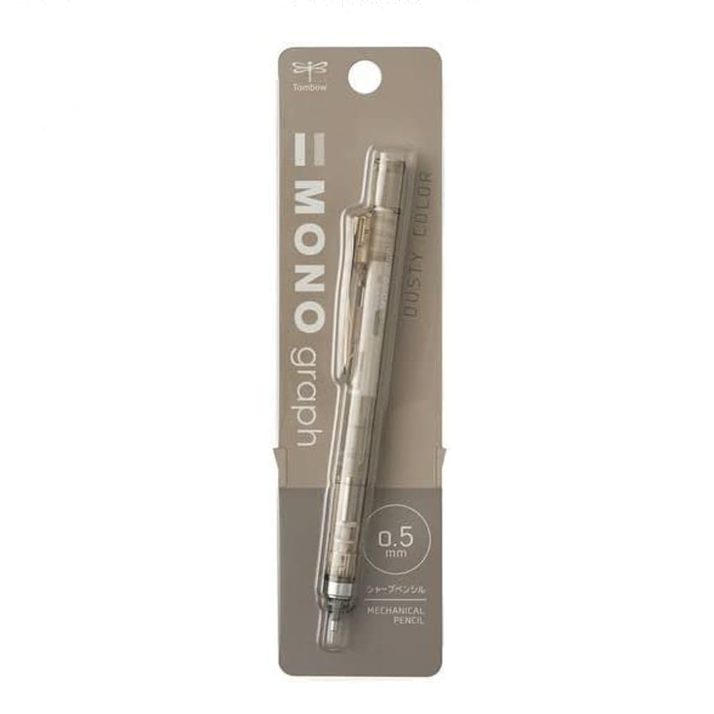 Tombow MONO Graph Dusty Mekanik Kurşun Kalem 0.5mm Ash Brown (Blisterli)