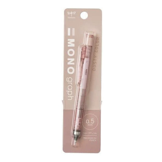 Tombow MONO Graph Dusty Mekanik Kurşun Kalem 0.5mm Old Rose (Blisterli)