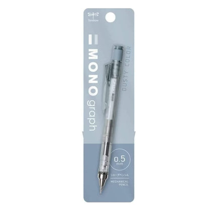 Tombow MONO Graph Dusty Mekanik Kurşun Kalem 0.5mm Smoky Blue (Blisterli)