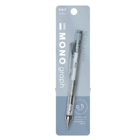 Tombow MONO Graph Dusty Mekanik Kurşun Kalem 0.5mm Smoky Blue (Blisterli)