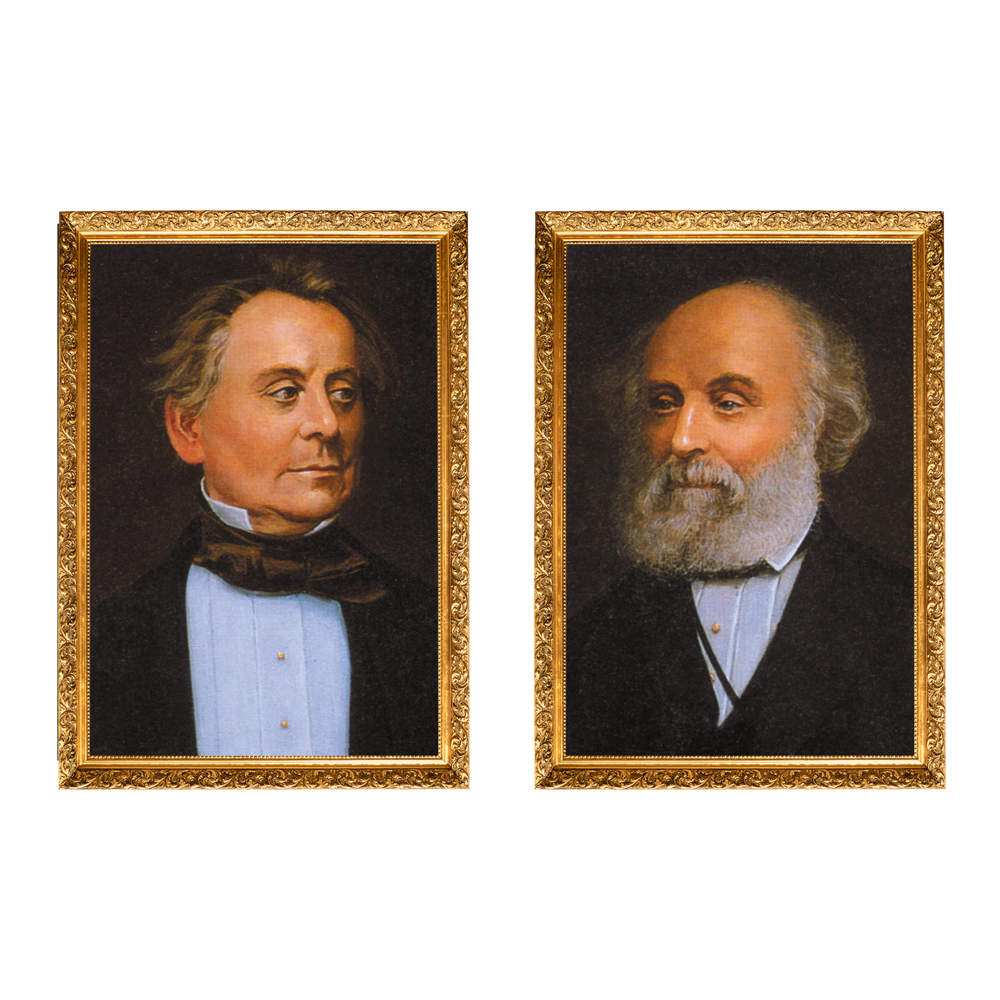 William Winsor ve Henry Newton portreleri