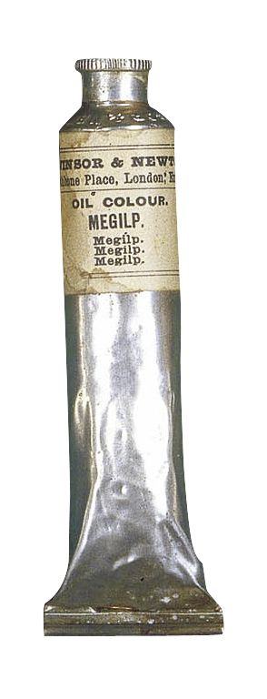 Vidalı kapaklı metal boya tüpü